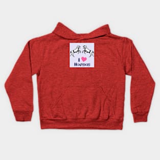 I heart Horses Kids Hoodie